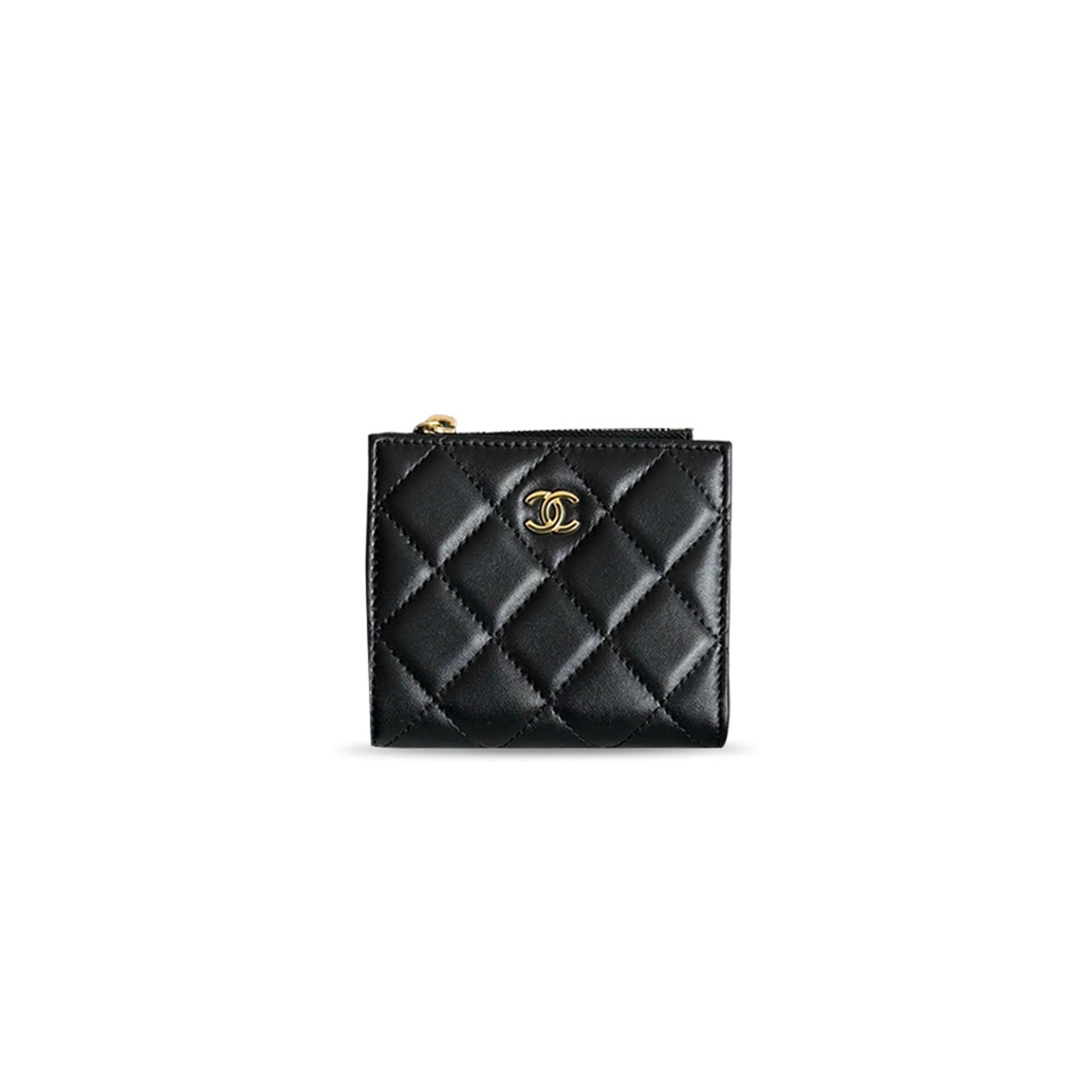 CHANEL CAVIAR-GRAIN LEATHER ZIP-AROUND SHORT WALLET AP3388 (11*10*2cm)